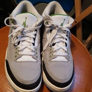 Men's Jordan's 3 Chlorophyll